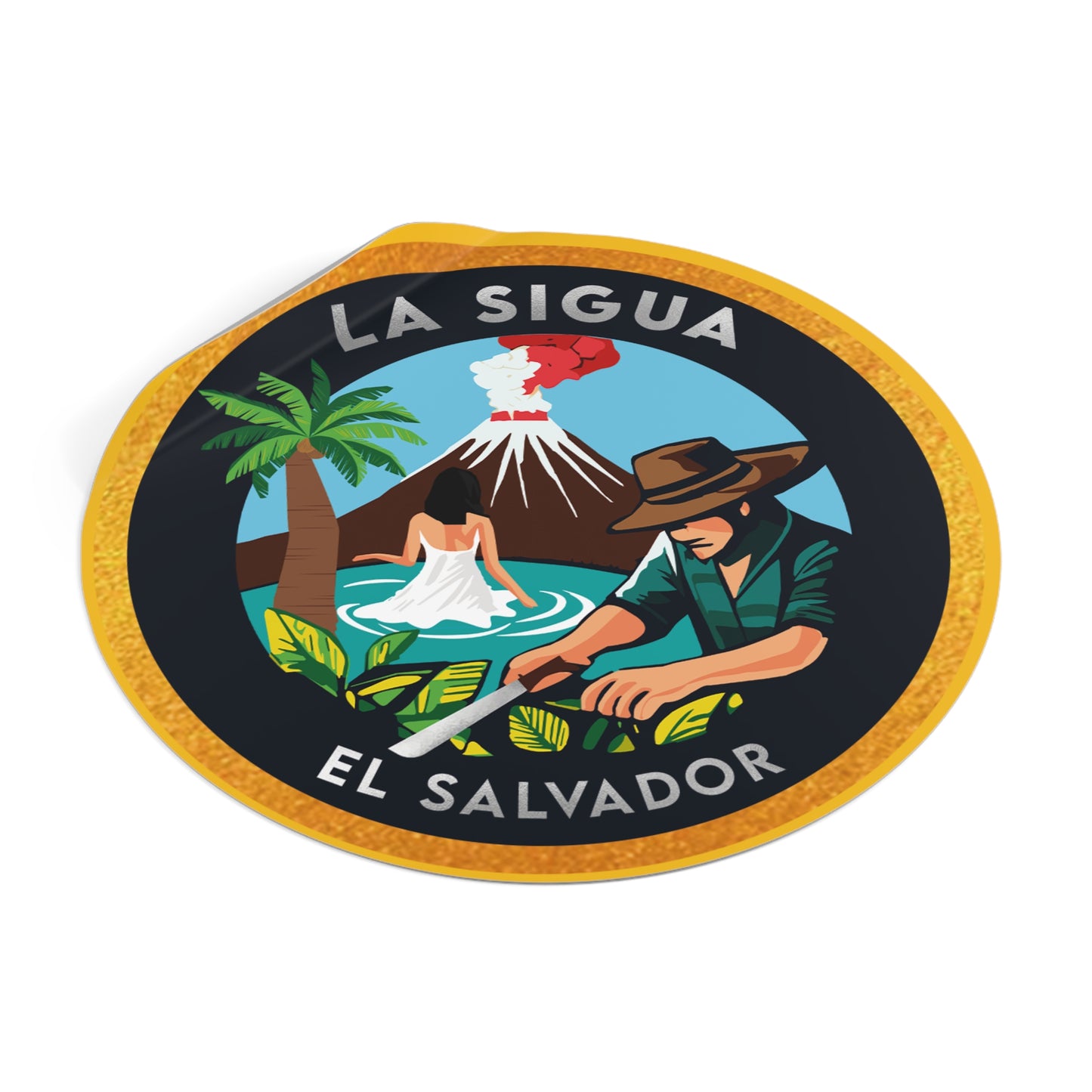 Vinyl Stickers - La Sigua Logo (Blue)