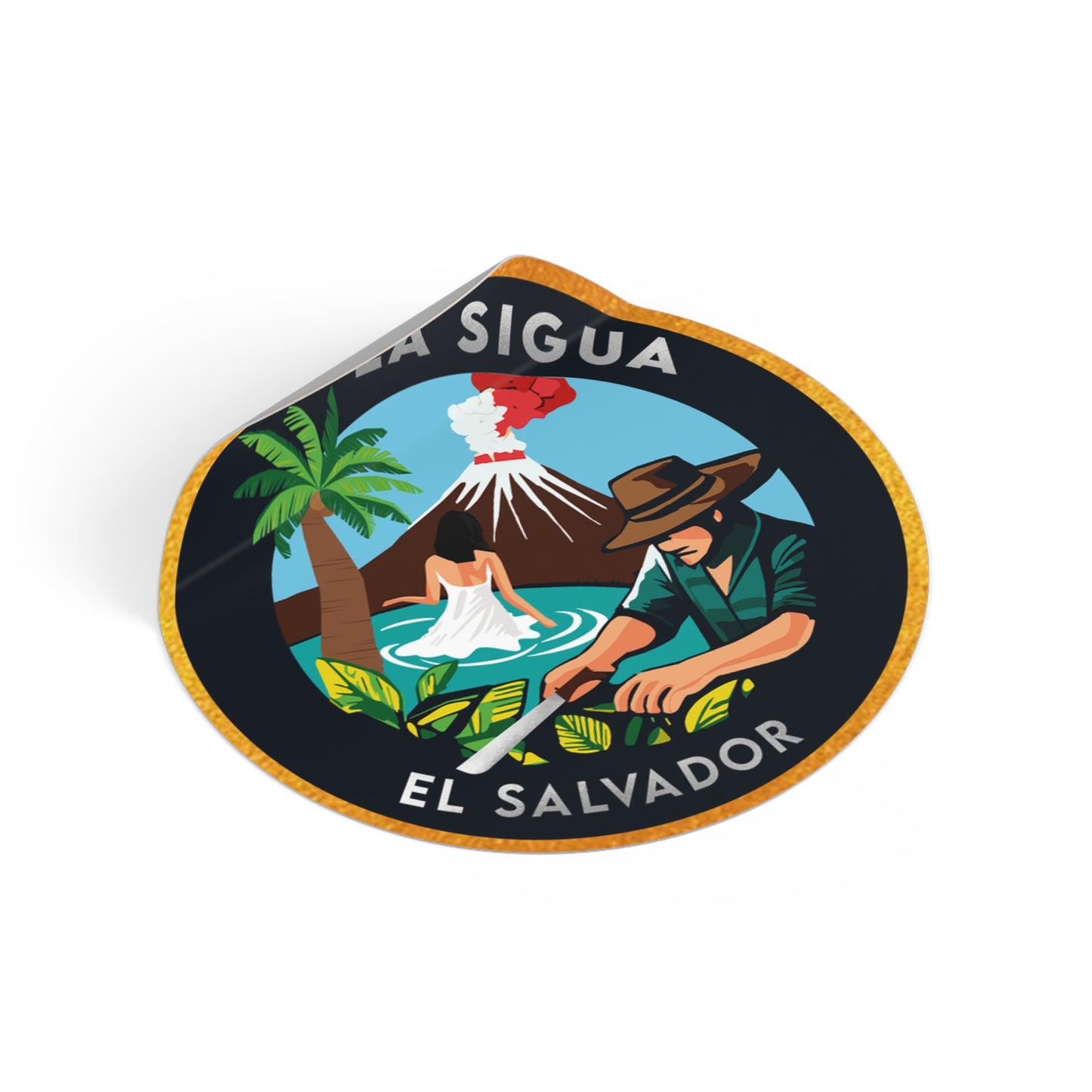 Vinyl Stickers - La Sigua Logo (Blue)