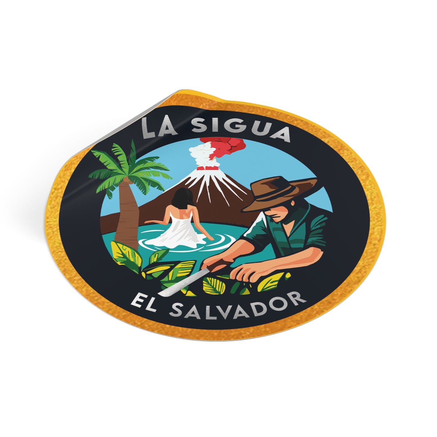 Vinyl Stickers - La Sigua Logo (Blue)